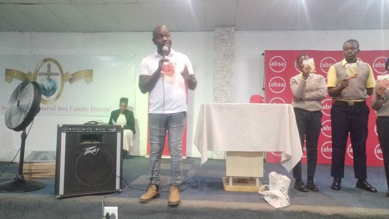 Speaking at an event